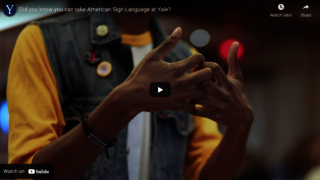 Yale ASL video cover photo 