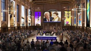A rendering of the redesigned Commons in the Schwarzman Center