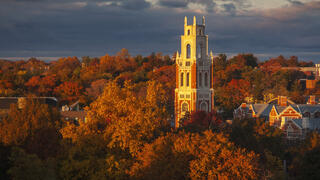 Franklin Tower, photographed by Jack Devlin in Fall 2019