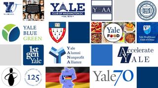 Logos of the 2020-21 YAA Board of Governors Excellence Awards recipients