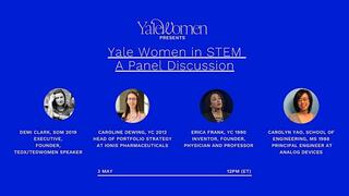 YaleWomen Presents: Yale Women in STEM Panel Discussion