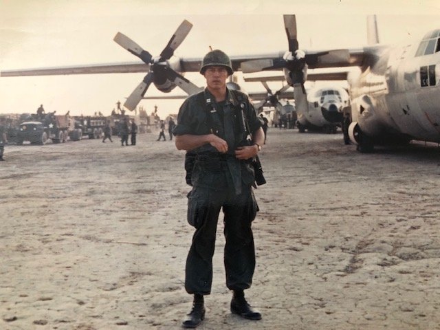 George Cadwalader '61 during his time in the Marines