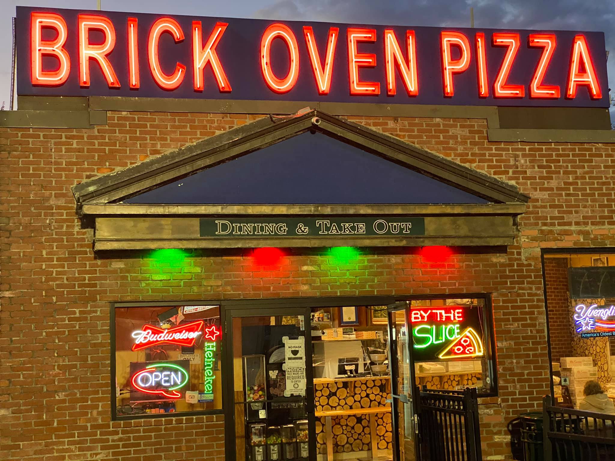 Pizza at the Brick Oven