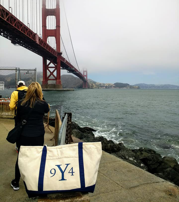 9Y4 bag by the Golden Gate Bridge, San Francisco. © Kristin Bass.