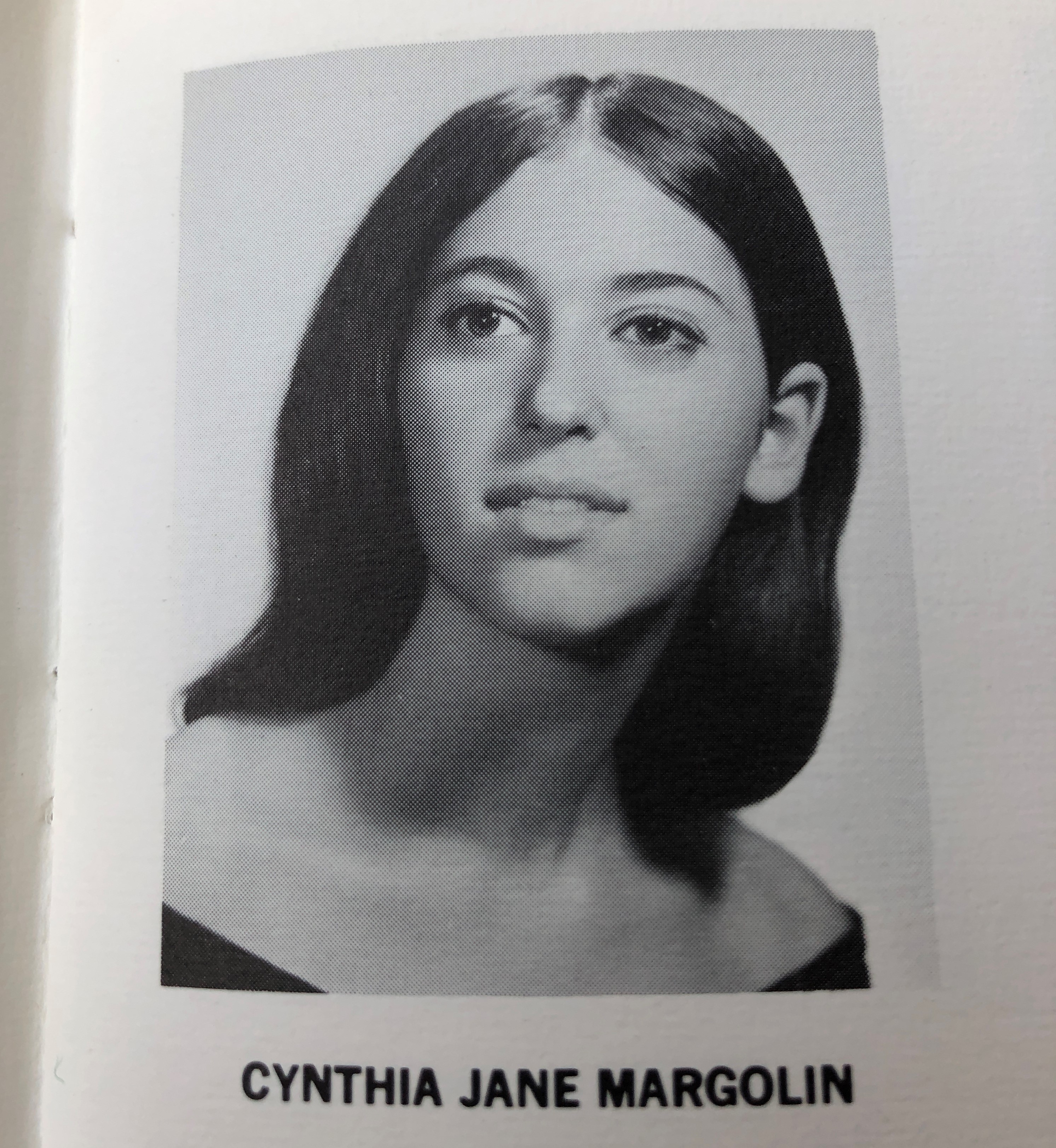 Cynthia Brill's '72 Yearbook photo