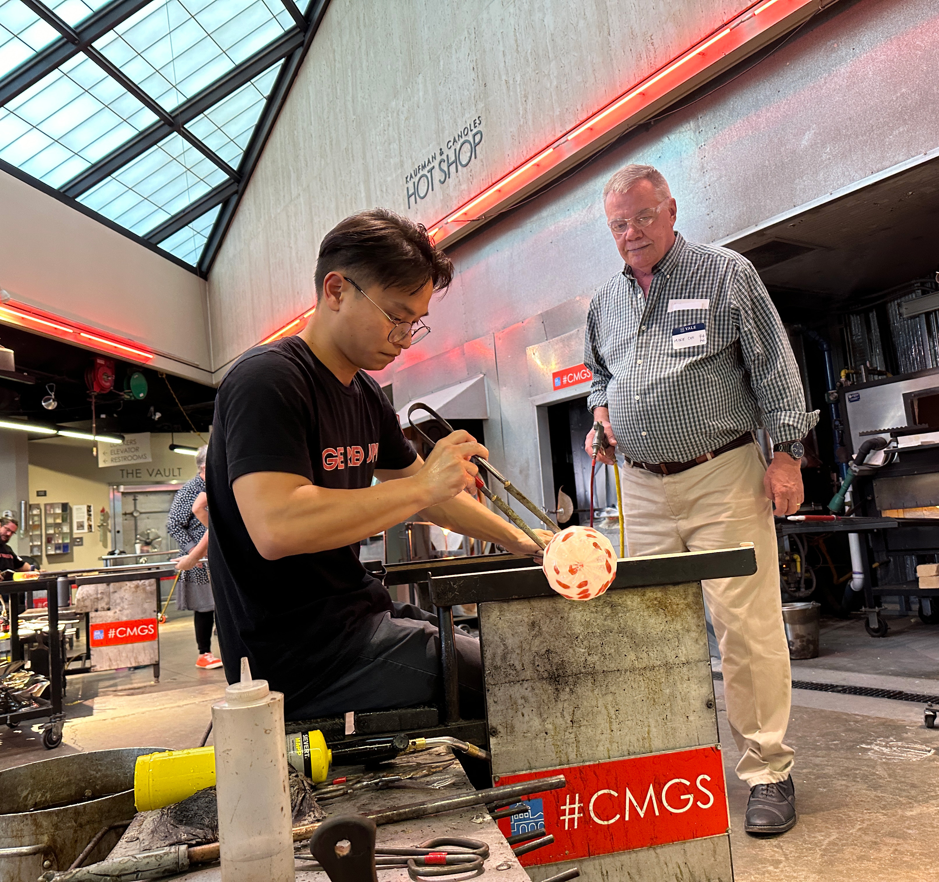 Glassblowing at the Chrysler Museum of Art