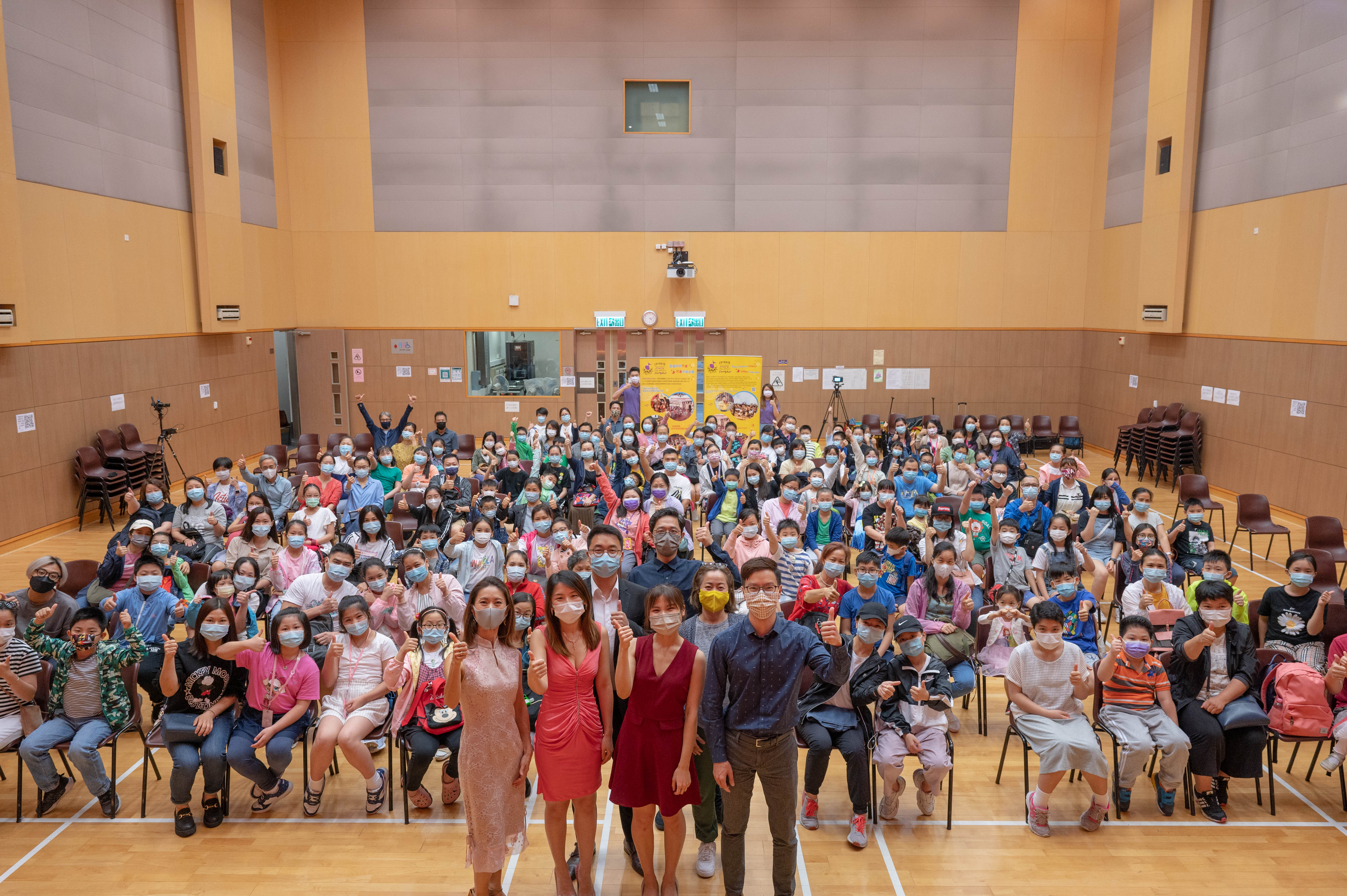 Group of students in Hong Kong