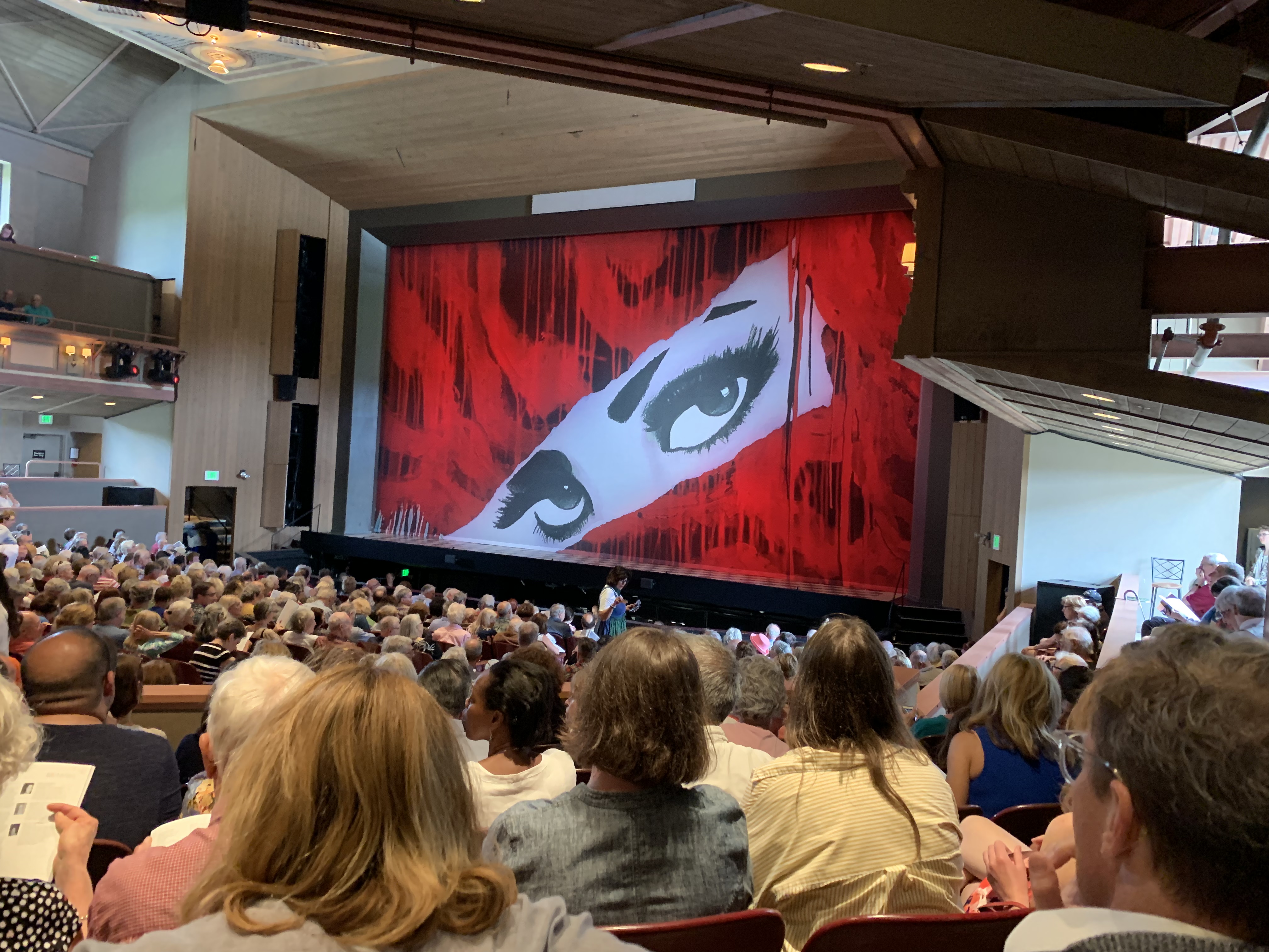 The participants take in a show during the 2019 Glimmerglass Festival.