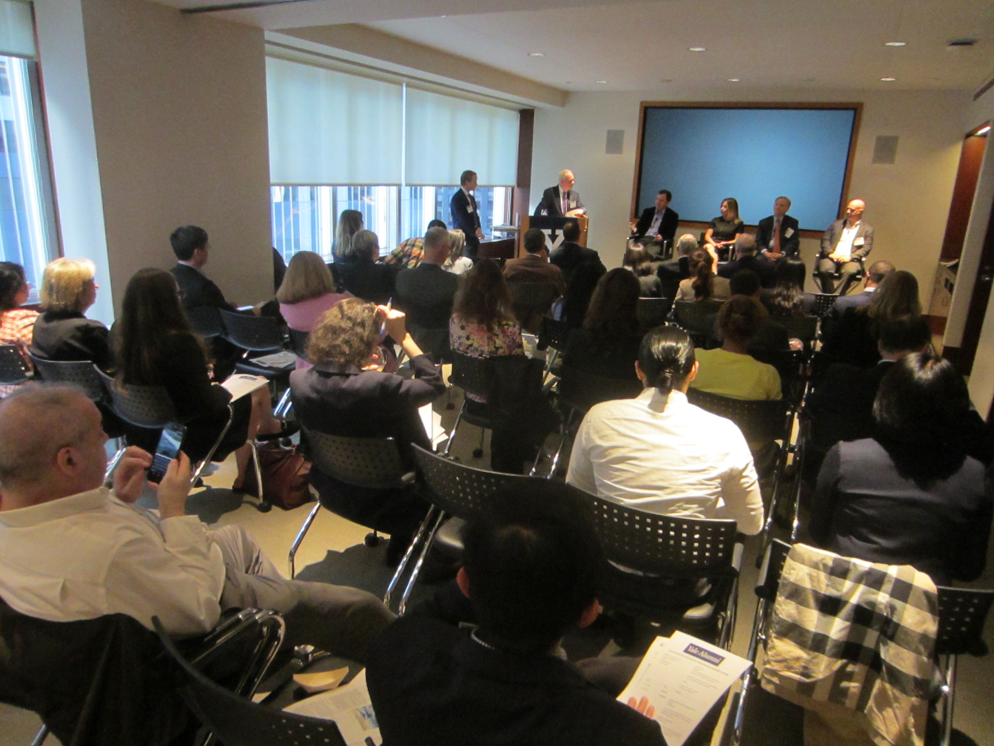 Yale attendees at the Impact Investing program, a collaboration between YaleFin and UBS, and co-sponsored by the International Center for Finance at the Yale School of Management. Photo: Henry Kwan