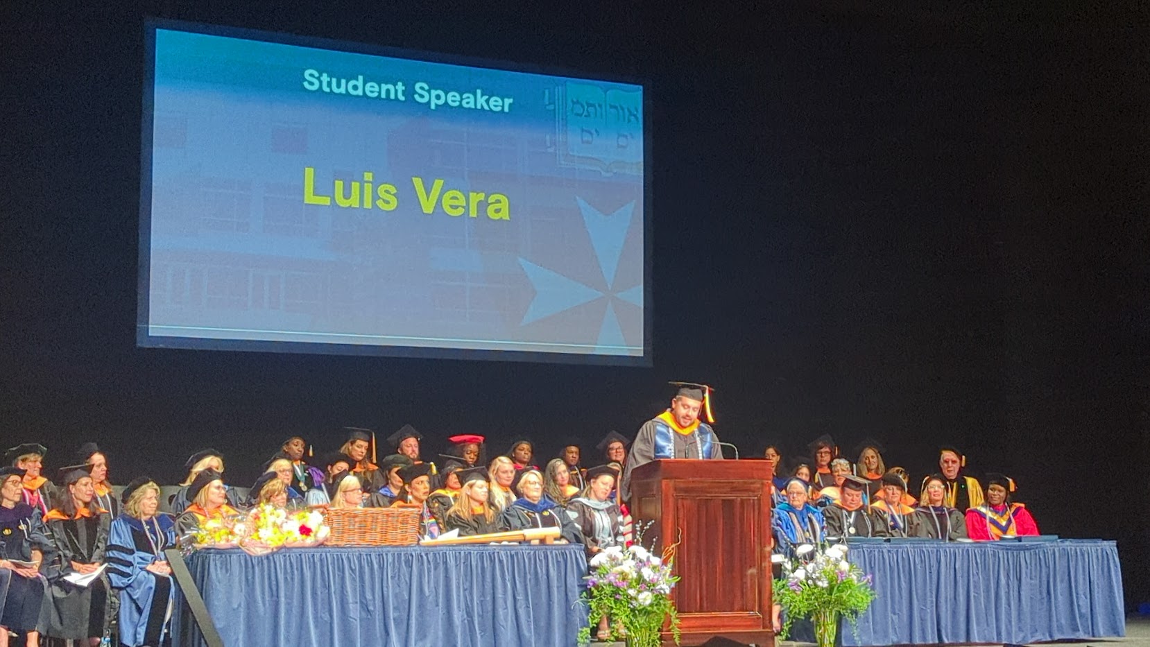 Luis Vera Student Speaker YSN Commencement
