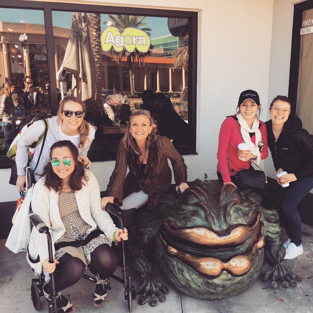 Schuyler, Valerie, Laura, Kate, and Meridith in Tampa in 2018. Photo courtesy Valerie Eisenson.