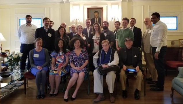 Yale Club of Michigan members following the Career Transitions event in April.