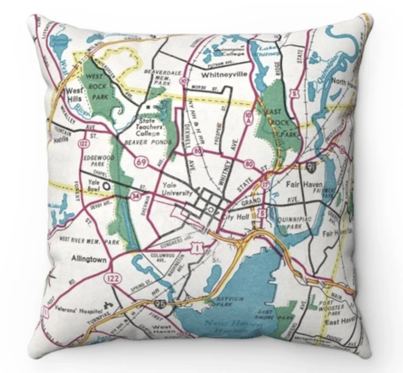 Cartography Pillow