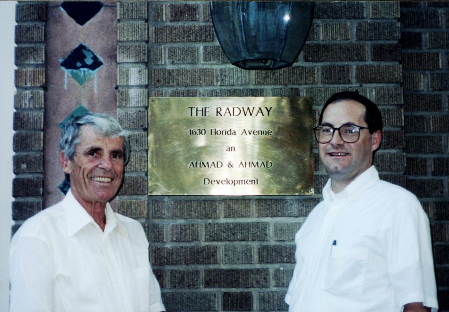 Michael Radway and his late father, Larry.