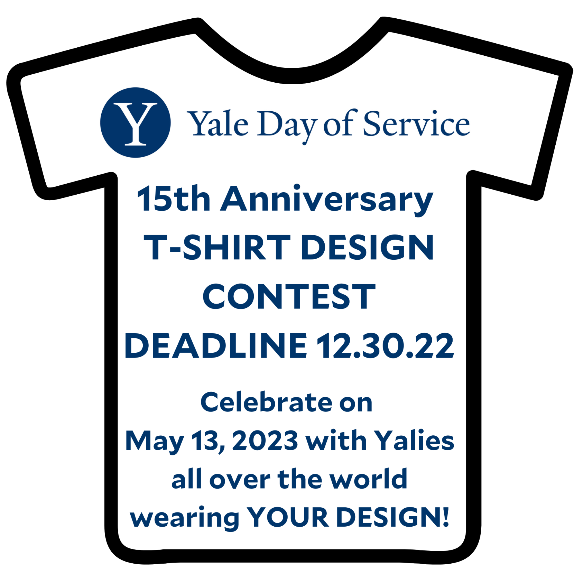 tshirt with contest date