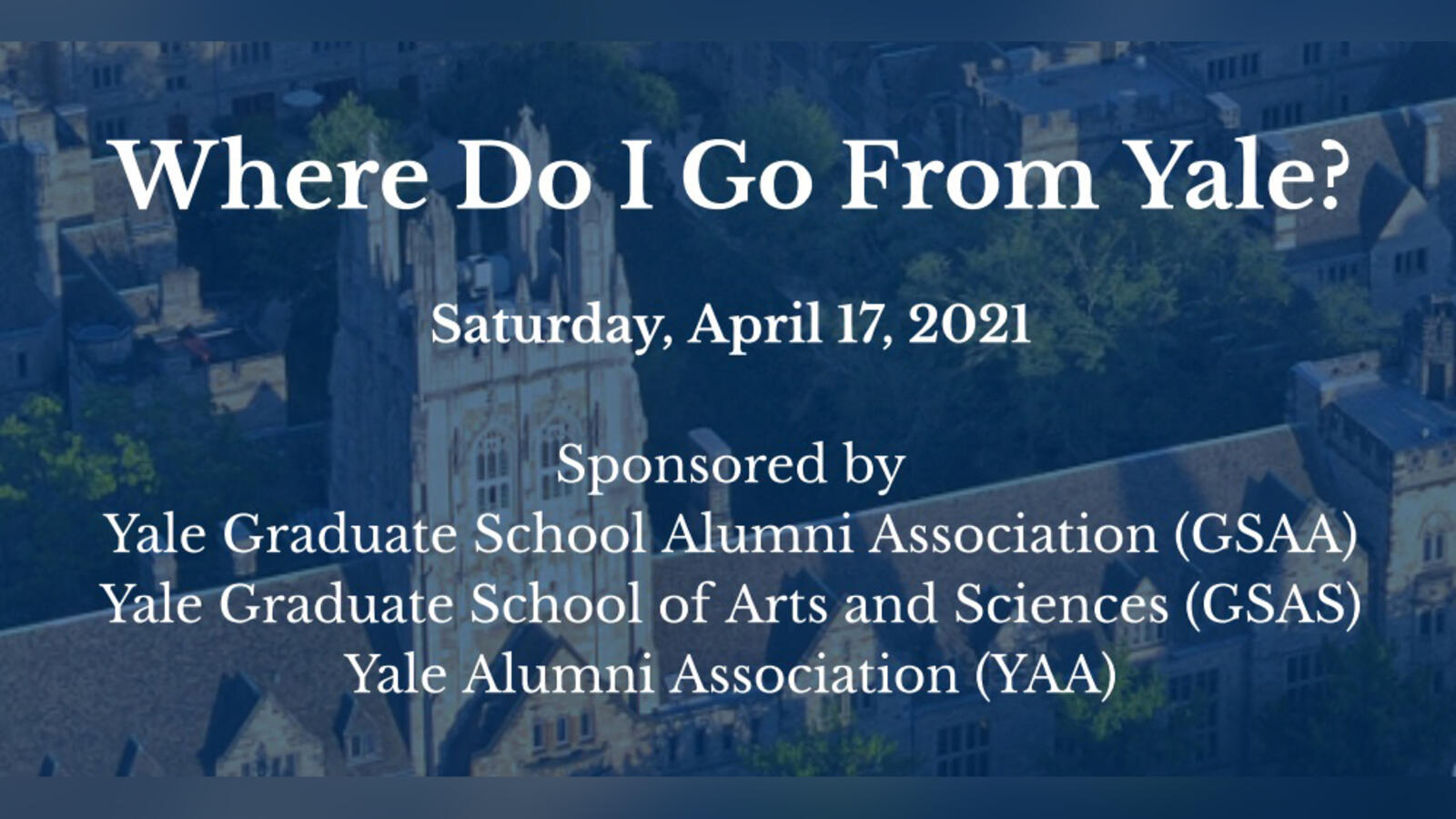 Where Do I Go From Yale?