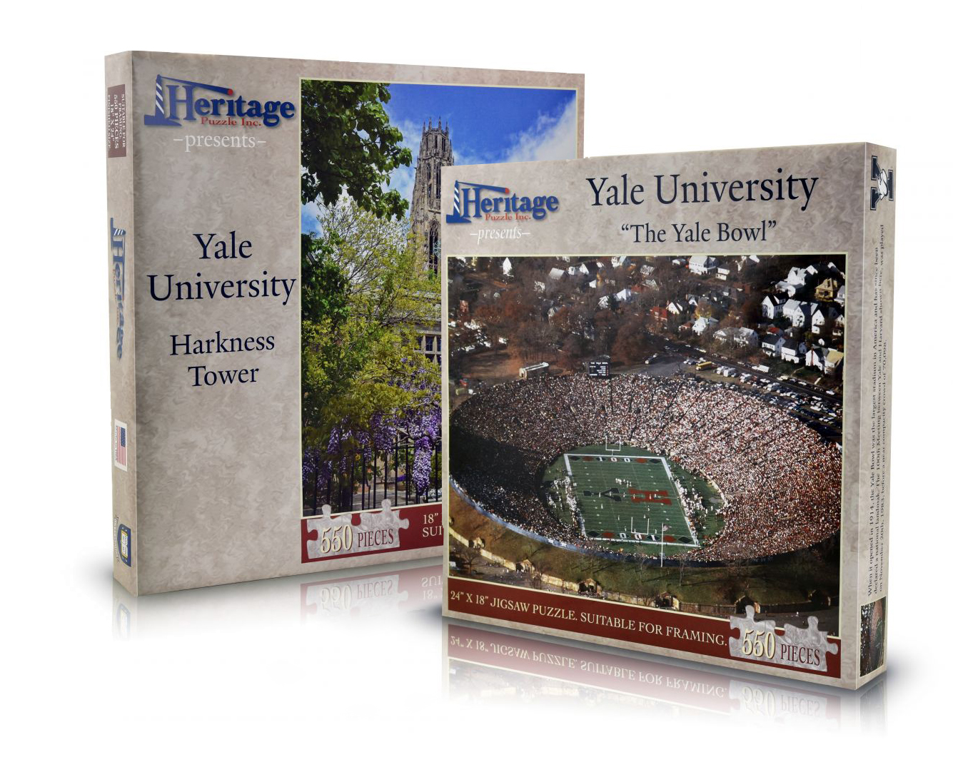 Yale Bowl and Harkness Tower puzzles