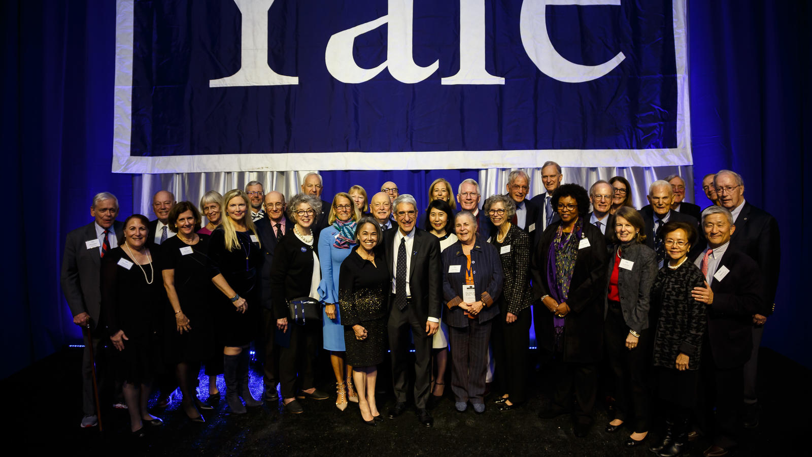 All Yale medalists in attendance at the 2019 Assembly and Convocation gather for a group photo.