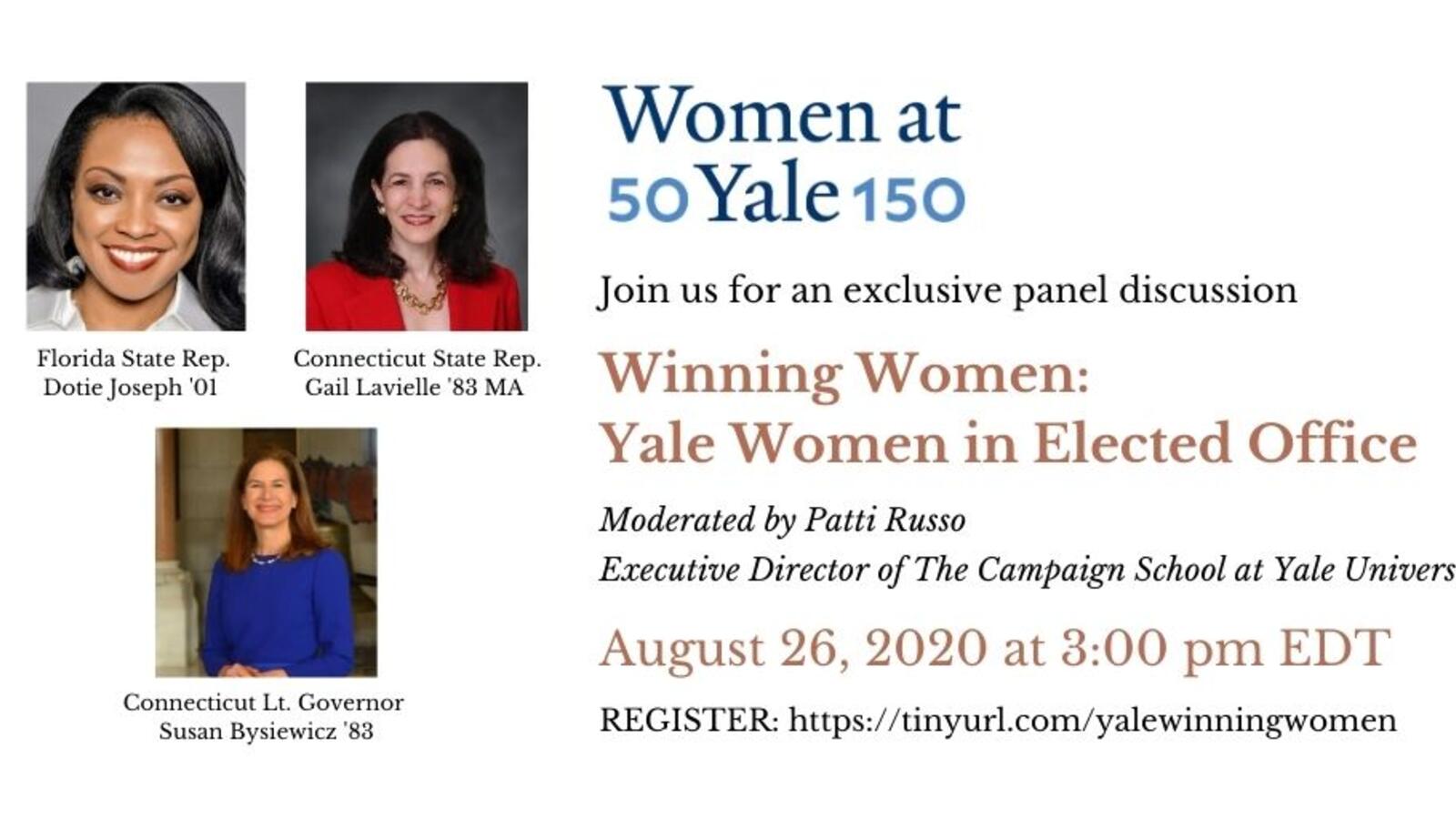 Winning Women: Yale Women in Elected Office
