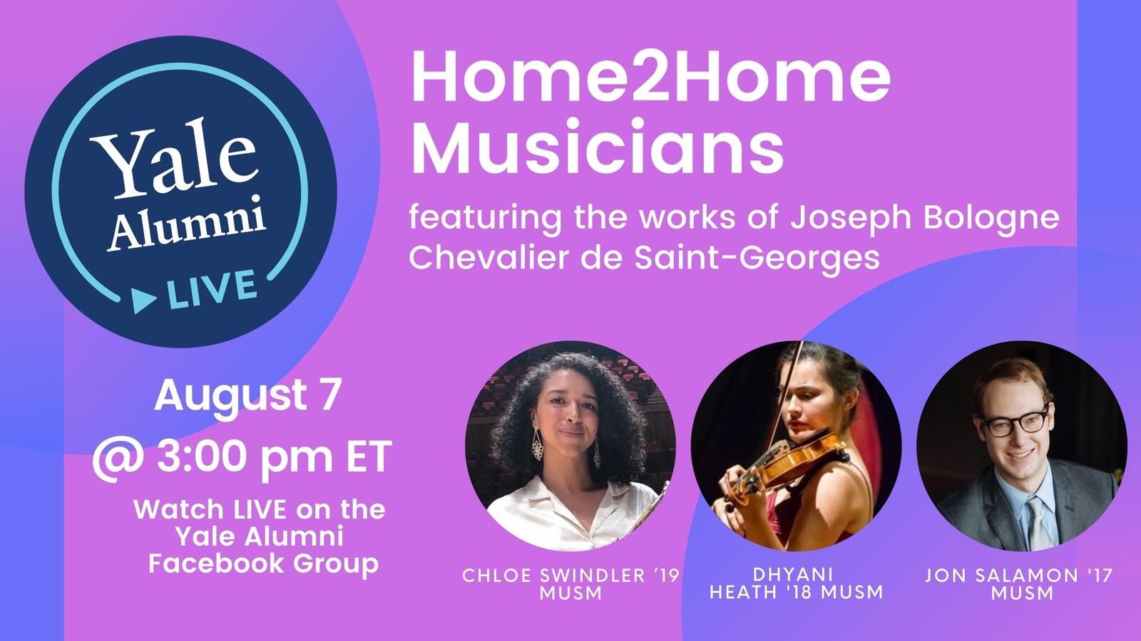 Yale Alumni LIVE: Home2Home Musicians