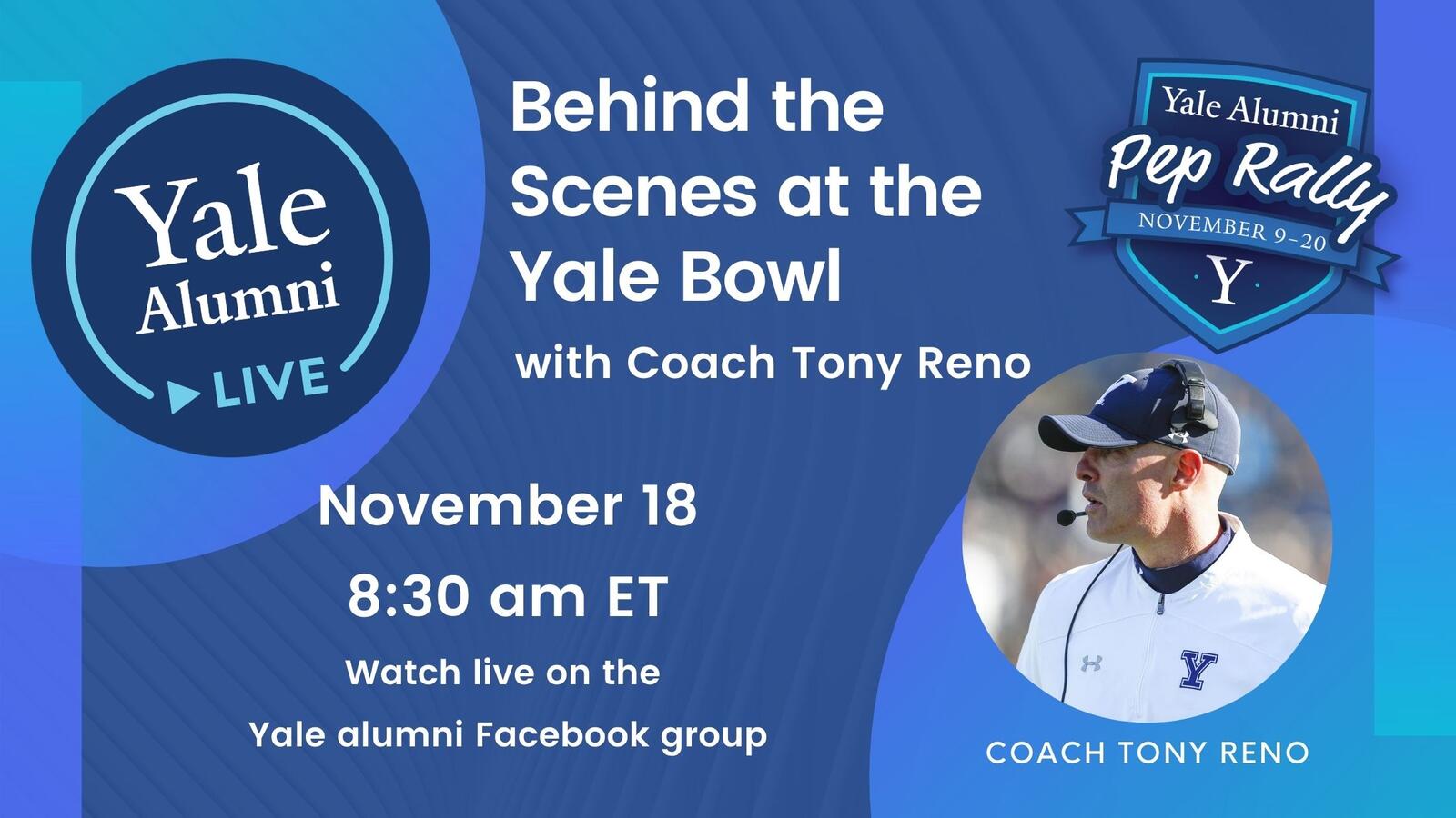 Behind the Scenes at the Yale Bowl with Coach Tony Reno 