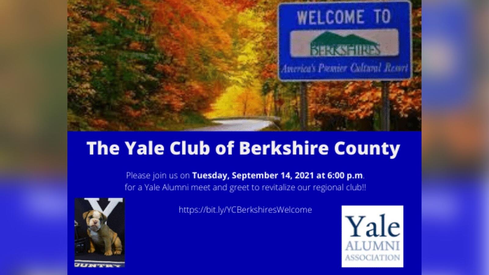 Yale Club of Berkshire County Welcome!