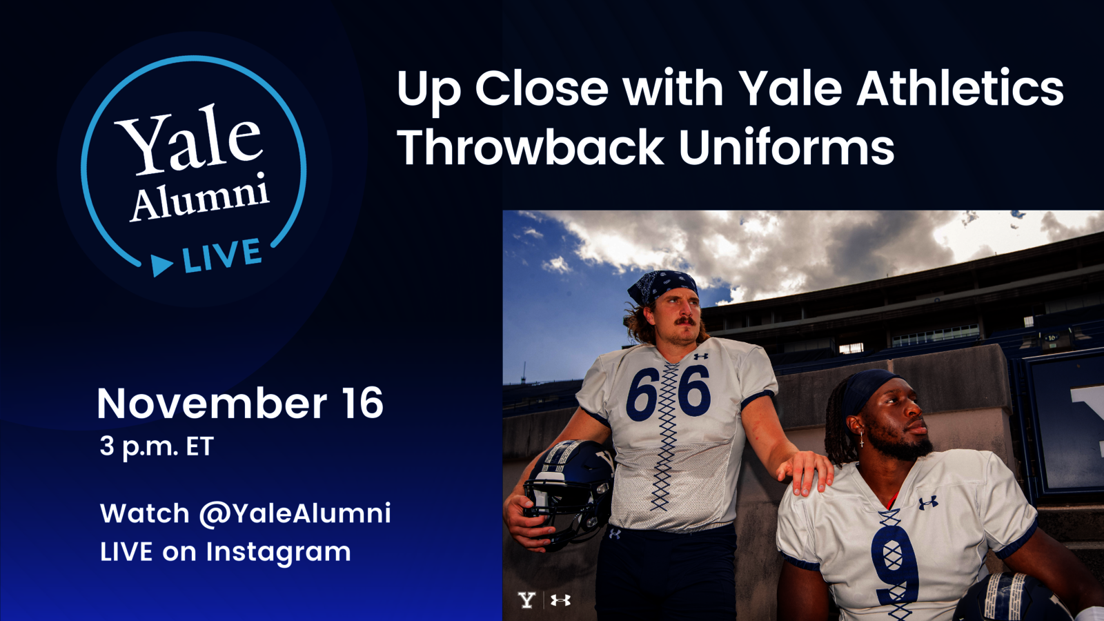 Yale Alumni LIVE Throwback Uniforms
