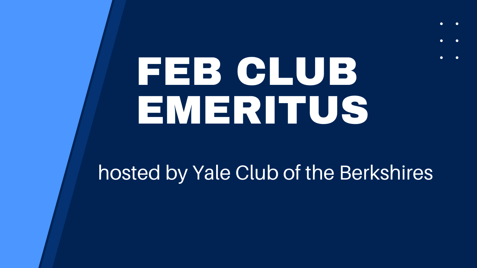Feb Club Berkshires