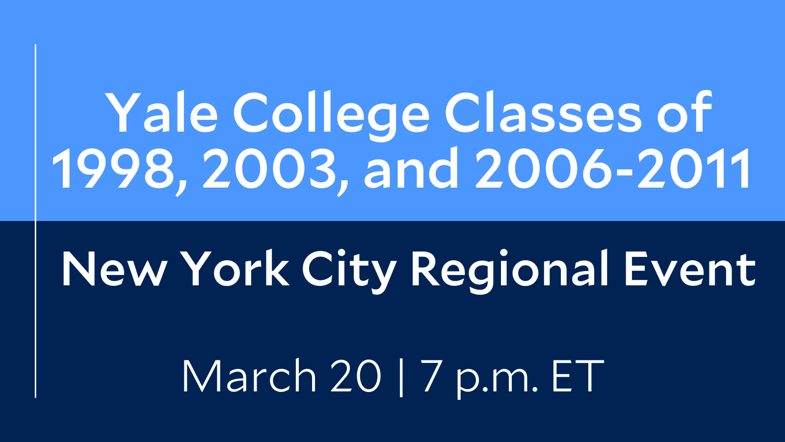 Classes NY Regional event