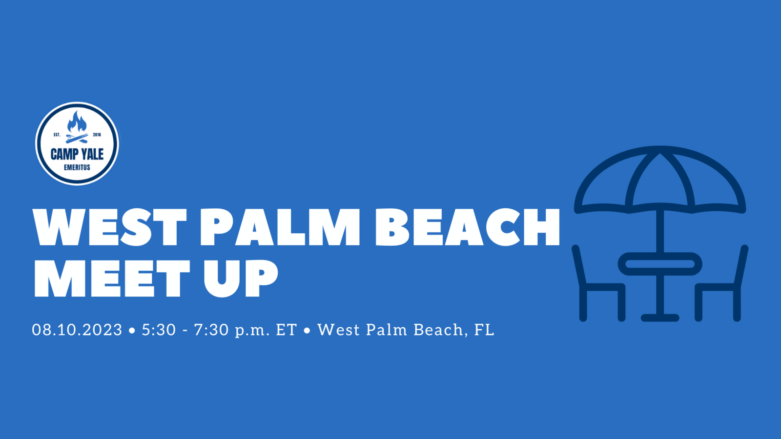 Camp Yale Emeritus 2023: West Palm Beach Meet Up