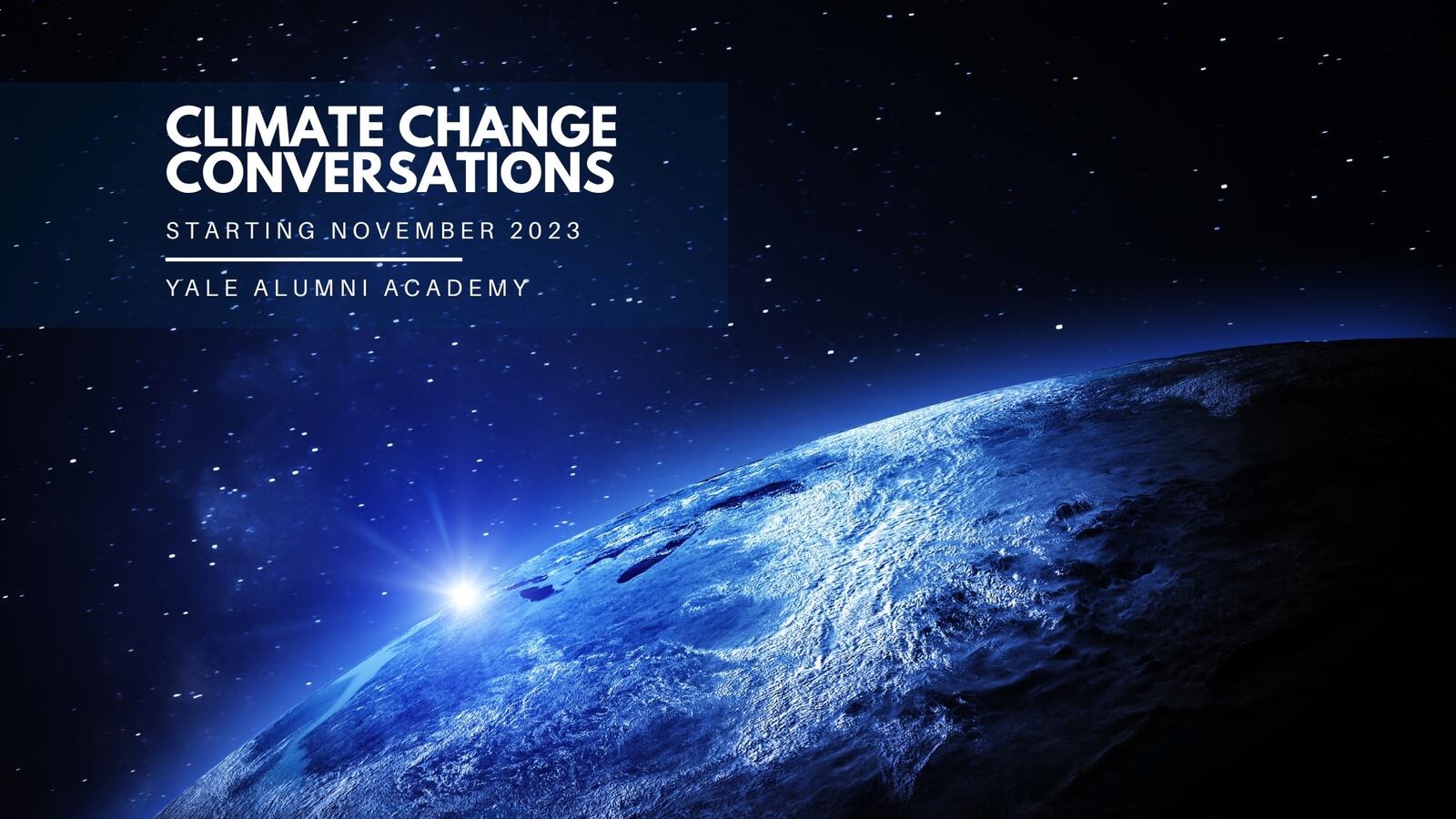 Yale Alumni Academy Climate Change Conversations