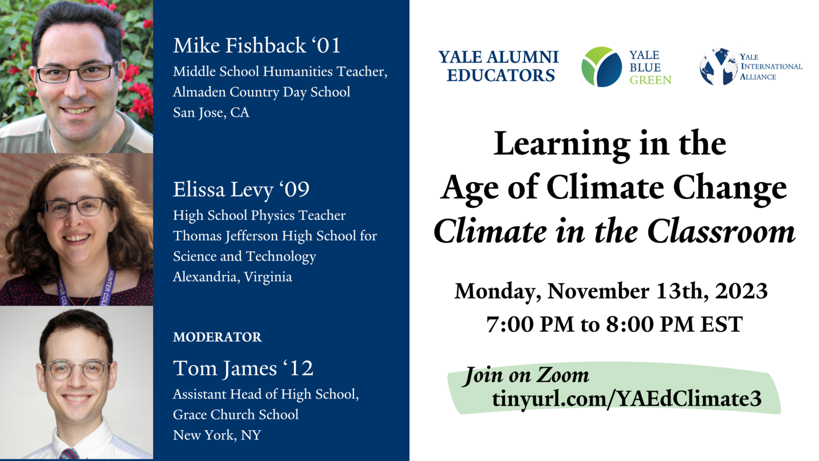 YaleED Learning in the Age of Climate Change: Climate in the Classroom