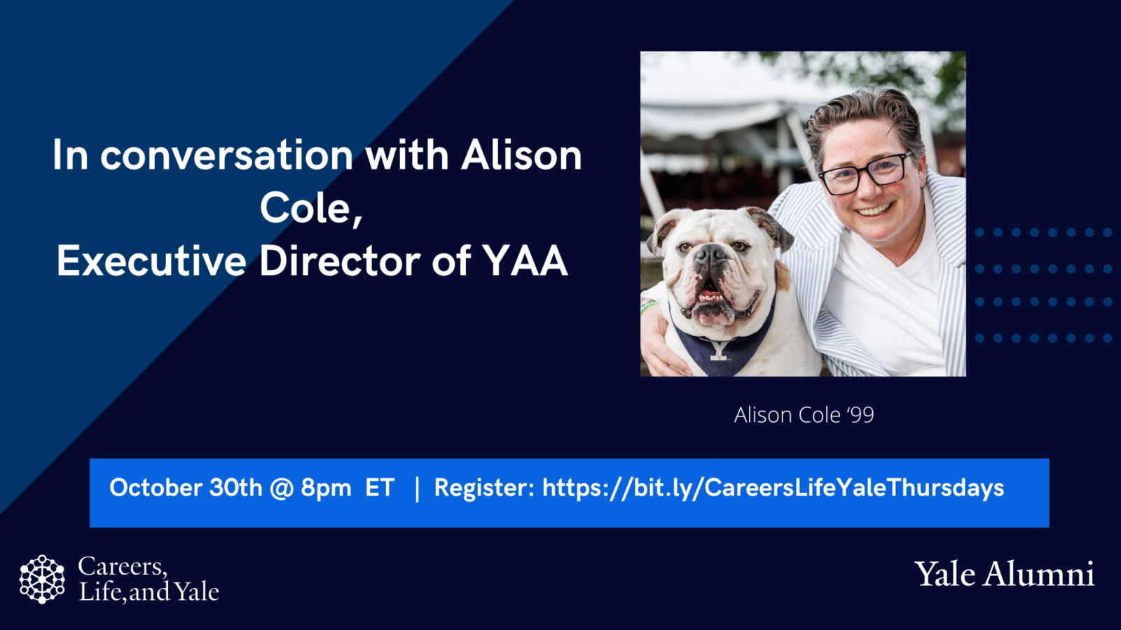 Careers, Life, and Yale: In Conversation with Alison Cole, Executive Director of YAA