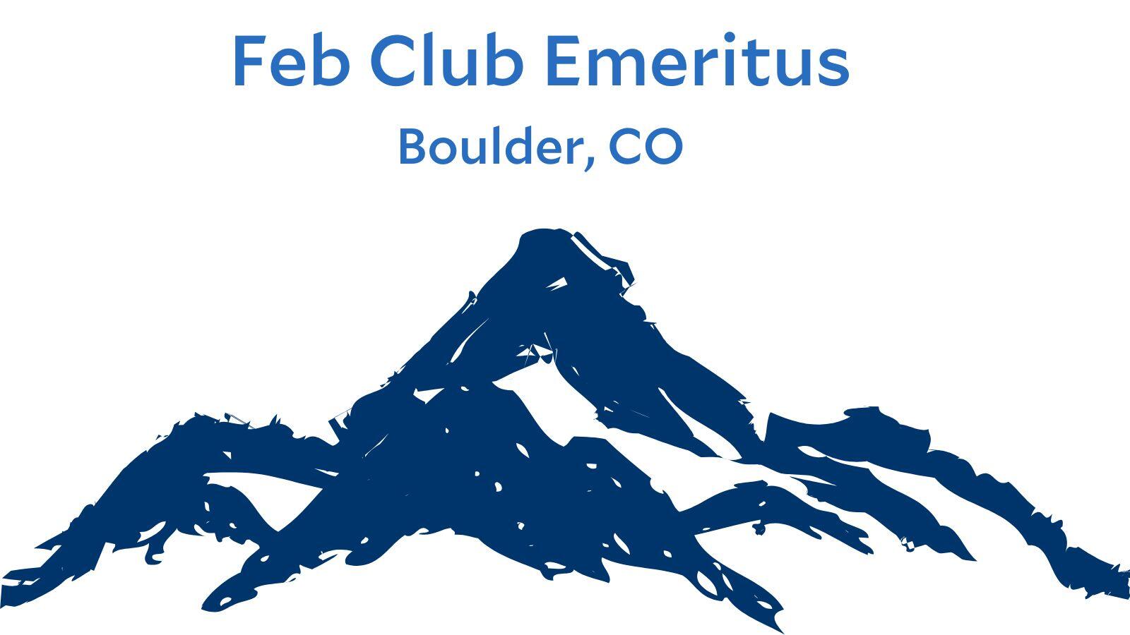 Feb Club Boulder