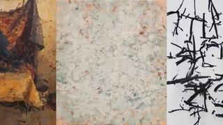 A collage of works by Jordan Wolfson '91 MFA