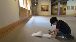 Yale Center for British Art   boy drawing