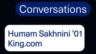 Career Conversations Podcast: Humam Sakhnini ’01
