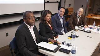 Panel speakers at Yale School fo Medicine reunion