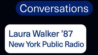 Career Conversations: Laura Walker'87 MBA