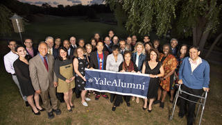 The YAA Board of Governors at the Yale University Golf Course in September 2019