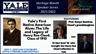 Yale’s First Native American Alum: The Life and Legacy of Henry Roe Cloud, Class of 1910