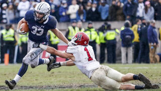 Yale and Harvard Football Players