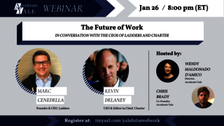 Accelerate Yale event, "The Future of Work"