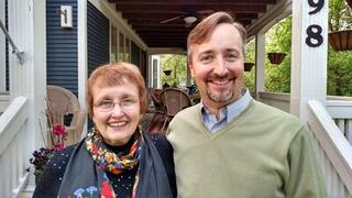 Jean Wood ’64 MAR and Chris Wood ’90 