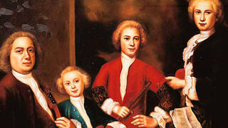 Portrait of Bach family