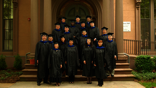 Photo of members of the MBA Executives Charter Class of 2007 
