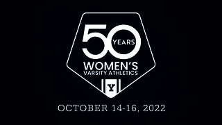 Graphic: Women's Varsity Athletics 50 Years