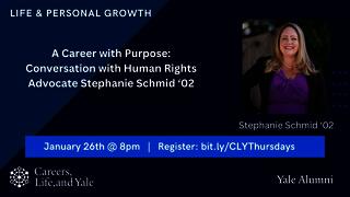 Careers, Life, and Yale Stephanie Schmid ’02