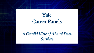 Yale Career Panels: AI and Data Services graphic