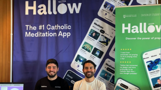 Hallow co-founders Bryan Enriquez '21 MBA and Alessandro DiSanto